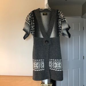 Norwegian wool sweater dress or coat size 6